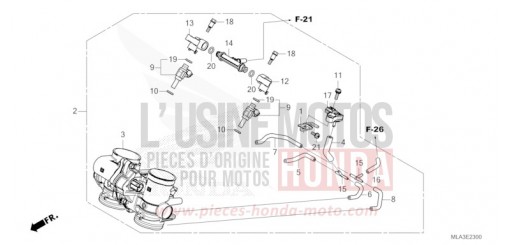 CORPS DE PAPILLON CMX1100A2P de 2023